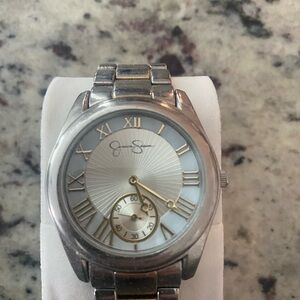 Jessica Simpson Silver and Gold Women's Watch